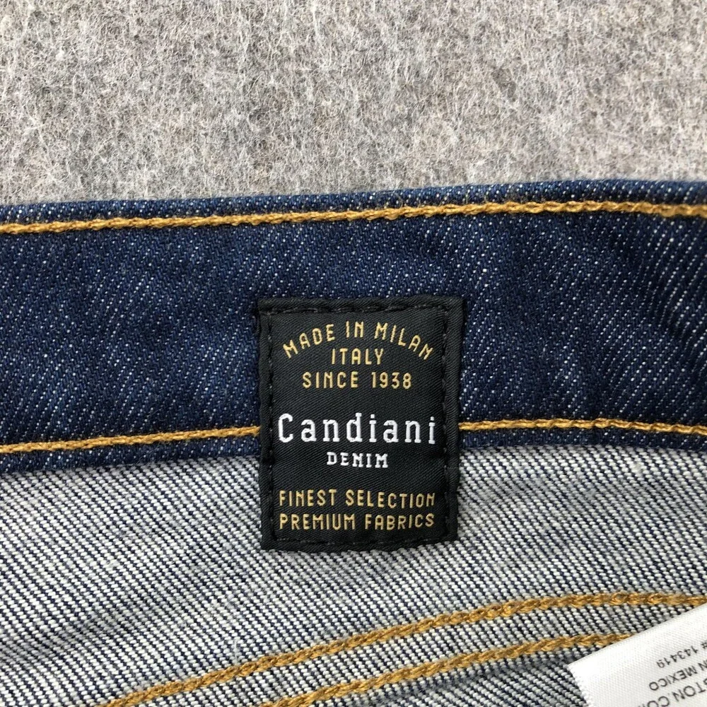 Ace Rivington Jeans Mens 33x30 Blue Dark Wash Slim Taper Denim Pants Casual